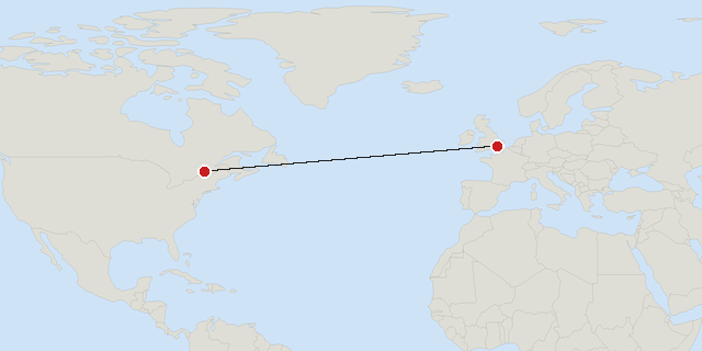 London → Montreal